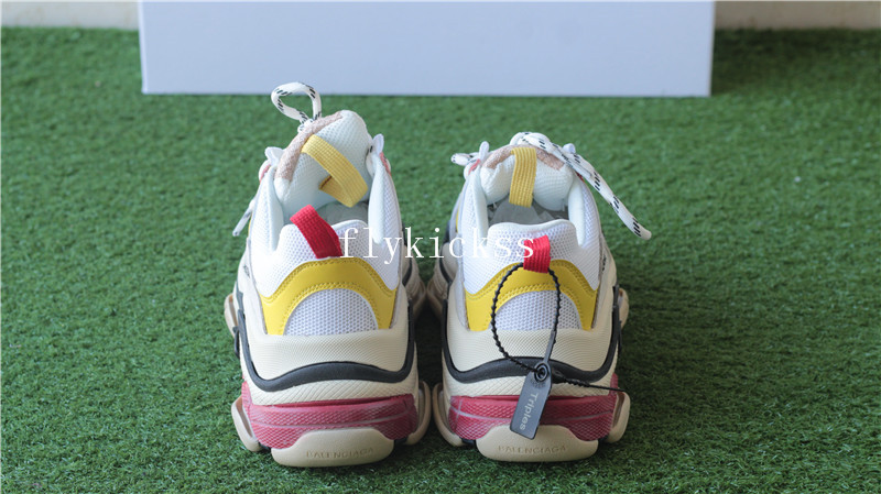 Balenciaga Triples Sneaker Pink White Yellow Women